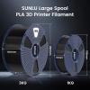 imageSUNLU PLA Matte Filament 16 Color Bundle Multicolor PLA 3D Printer Filament 175mm Mini Spool Matte Finish Individually Vacuum Packed 16 PackLarge Spool Pla Matte Black