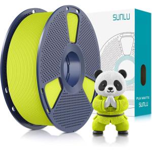 imageSUNLU PLA Matte Filament 16 Color Bundle Multicolor PLA 3D Printer Filament 175mm Mini Spool Matte Finish Individually Vacuum Packed 16 Pack1kg Pla Fluorescent Yellow