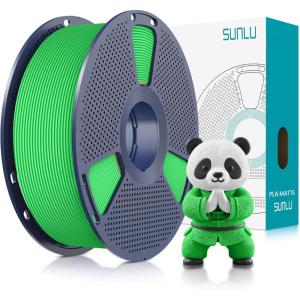 imageSUNLU PLA Matte Filament 16 Color Bundle Multicolor PLA 3D Printer Filament 175mm Mini Spool Matte Finish Individually Vacuum Packed 16 Pack1kg Pla Green