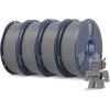 imageSUNLU High Speed PLA Filament 175mm 3kg66lbs Large Spool PLA Filament for Big Project High Flow Speedy 3D Printer PLA Filament Fast Printing Dimensional Accuracy  002mm 3KG1 Pack RedGrey