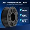 imageSUNLU High Speed PLA Filament 175mm 3kg66lbs Large Spool PLA Filament for Big Project High Flow Speedy 3D Printer PLA Filament Fast Printing Dimensional Accuracy  002mm 3KG1 Pack RedWhite