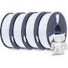 imageSUNLU High Speed PLA Filament 175mm 3kg66lbs Large Spool PLA Filament for Big Project High Flow Speedy 3D Printer PLA Filament Fast Printing Dimensional Accuracy  002mm 3KG1 Pack RedWhite