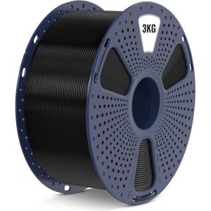 imageSUNLU High Speed PLA Filament 175mm 3kg66lbs Large Spool PLA Filament for Big Project High Flow Speedy 3D Printer PLA Filament Fast Printing Dimensional Accuracy  002mm 3KG1 Pack Red3kg Black