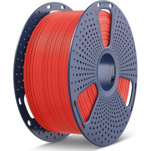 imageSUNLU High Speed PLA Filament 175mm 3kg66lbs Large Spool PLA Filament for Big Project High Flow Speedy 3D Printer PLA Filament Fast Printing Dimensional Accuracy  002mm 3KG1 Pack Black3kg Red