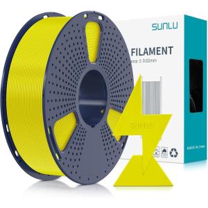 imageSUNLU High Speed PLA Filament 175mm 3kg66lbs Large Spool PLA Filament for Big Project High Flow Speedy 3D Printer PLA Filament Fast Printing Dimensional Accuracy  002mm 3KG1 Pack BlackYellow