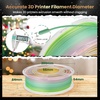 image:imageSUNLU Wood PLA Filament 175mm Real Wood Fiber 3D Printer Filament Natural Wood Texture amp Scent ClogFree Dimensional Accuracy  002mm 1kg Spool 22lbs Fit Bambu Lab Printer MapleRainbow Redpinkgreenyellow