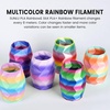 image:imageSUNLU Wood PLA Filament 175mm Real Wood Fiber 3D Printer Filament Natural Wood Texture amp Scent ClogFree Dimensional Accuracy  002mm 1kg Spool 22lbs Fit Bambu Lab Printer MapleRainbow Colors