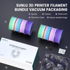image:imageSUNLU Wood PLA Filament 175mm Real Wood Fiber 3D Printer Filament Natural Wood Texture amp Scent ClogFree Dimensional Accuracy  002mm 1kg Spool 22lbs Fit Bambu Lab Printer MapleRainbow Colors