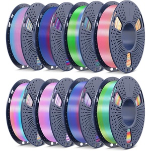 image:imageSUNLU Wood PLA Filament 175mm Real Wood Fiber 3D Printer Filament Natural Wood Texture amp Scent ClogFree Dimensional Accuracy  002mm 1kg Spool 22lbs Fit Bambu Lab Printer MapleRainbow Colors