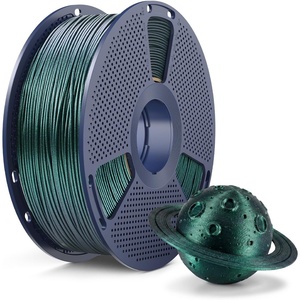 image:imageSUNLU Wood PLA Filament 175mm Real Wood Fiber 3D Printer Filament Natural Wood Texture amp Scent ClogFree Dimensional Accuracy  002mm 1kg Spool 22lbs Fit Bambu Lab Printer MapleGalaxy Green