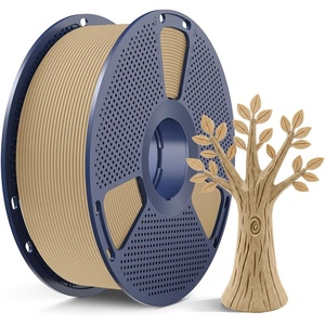 image:imageSUNLU Wood PLA Filament 175mm Real Wood Fiber 3D Printer Filament Natural Wood Texture amp Scent ClogFree Dimensional Accuracy  002mm 1kg Spool 22lbs Fit Bambu Lab Printer MapleNatural Wood